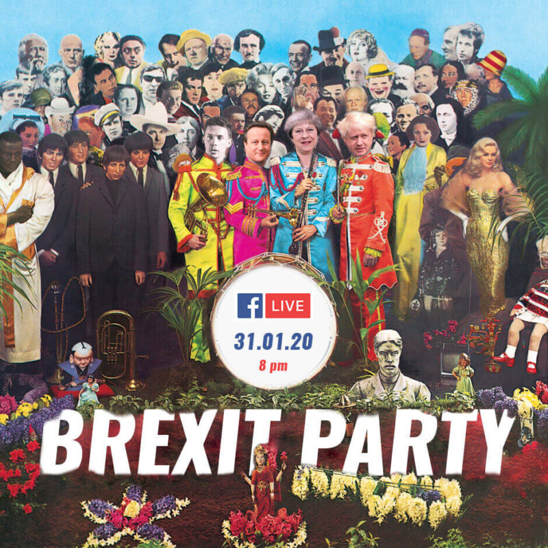 The cover of the Brexit Party social media strategy