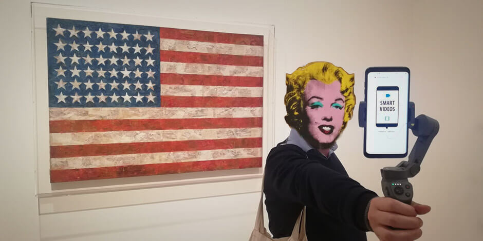 Artwork from a picture at the MOMA museum of New York, pop-art section